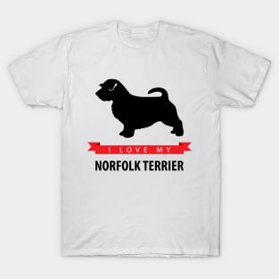 I Love My Norfolk Terrier T-Shirt